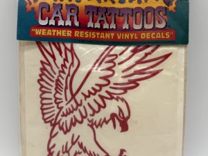 Vintage 1990s car tattoo - Eagle