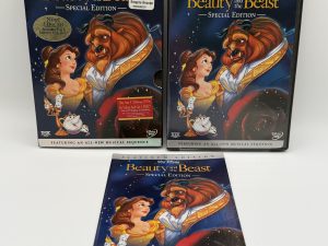 WALT DISNEY BEAUTY AND THE BEAST DVD 2 Disc Special Platinum Edition Slipcover